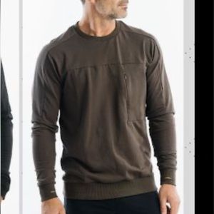 Zyia Active Olive Green Fitted Crewneck Pullover Size 2XL